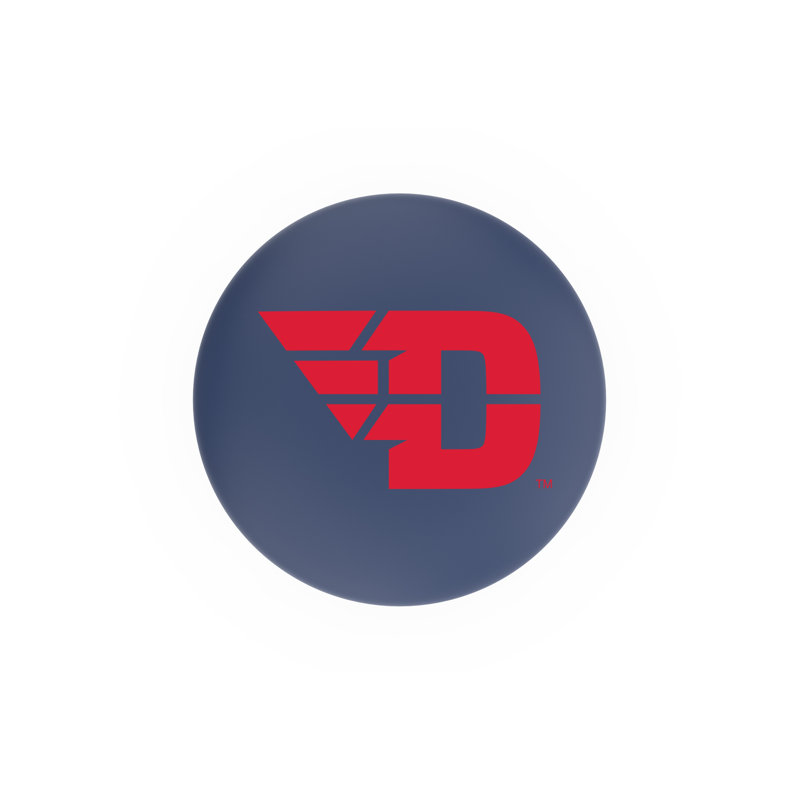Tabouret de bar pivotant de 30 po NCAA, Université de Dayton, Chrome