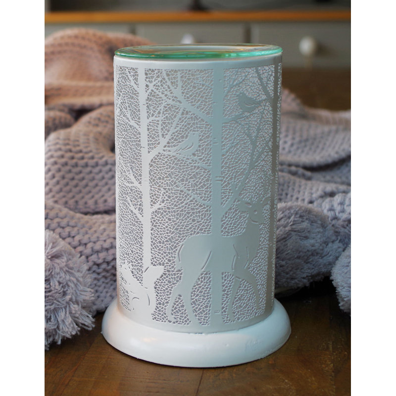 Metal Tabletop Wax Warmer, White