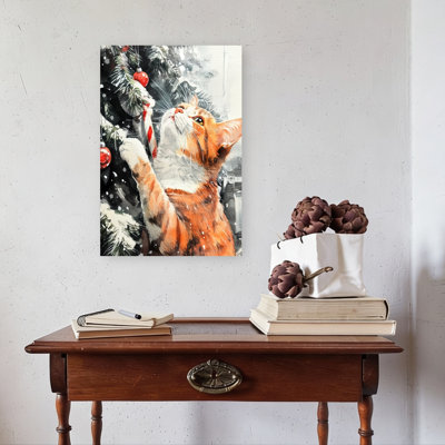 Arbre de Noël contemporain curieux