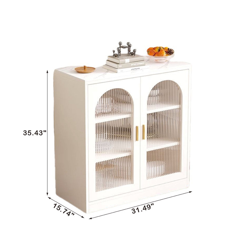 Buffet Passabe, Noir, H 35,43 po x l 31,49 po x P 15,74 po