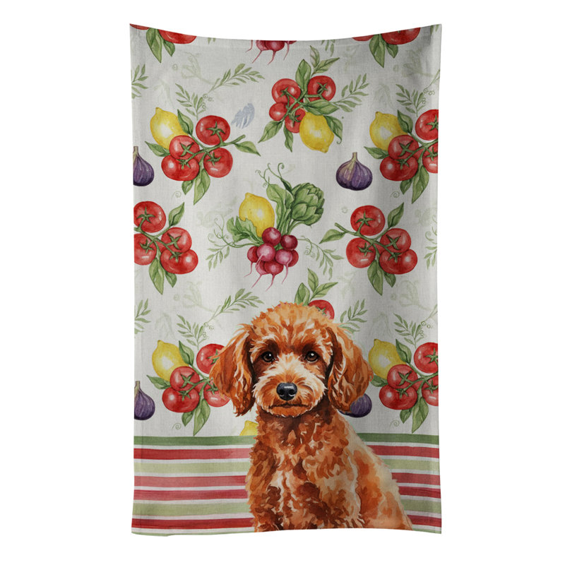 Serviette de cuisine Toy, Toy Red Poodle