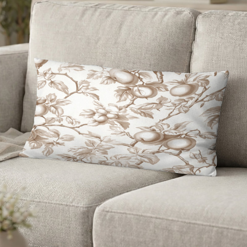 Coussin French Country - Coussin Brown Orchard, H 12 po x l 20 po