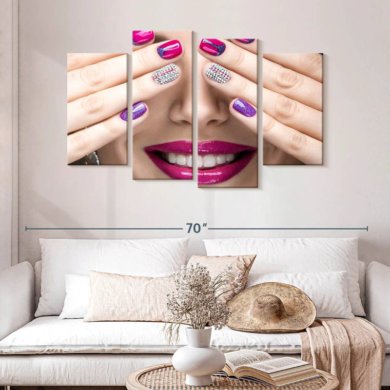 Classy Short Nails, H 32 po x l 52 po