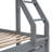 Full Over Twin & Twin Bunk Bed, Wood Triple Bunk Bed With Drawers And Guardrails