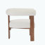 Fauteuil d'appoint rembourré à accoudoirs ronds-571566393