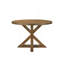 Table de salle à manger avec base en forme de «X», table de cuisine