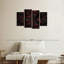 Avery abstrait noir et rouge-106051216