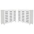 Lismore 3-Door Shoe Storage Cabinet (Set Of 2) – Holds 40 Pairs