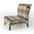 Gold/Black/Beige/Red Polyester Blend