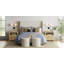 Cassius 2 - Drawer Nightstand in Light Brown