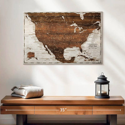 Épingle en bois clair USA Alvertia