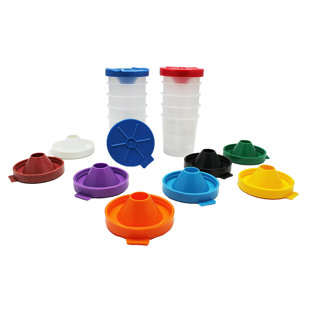 No Spill Dual Lid Paint Cup