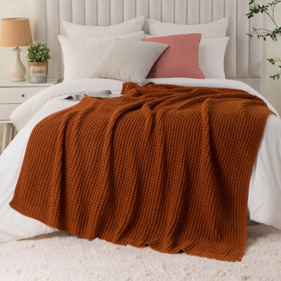 Throw Blanket For Couch,Knitted Throw For Bed, A Diverse Selection Of Coloured Blankets, Blanket For Room Decor Housewarming Gifts, 50"X60" And 60"X80"