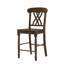 Ensemble de 2 chaises d'appoint en bois
