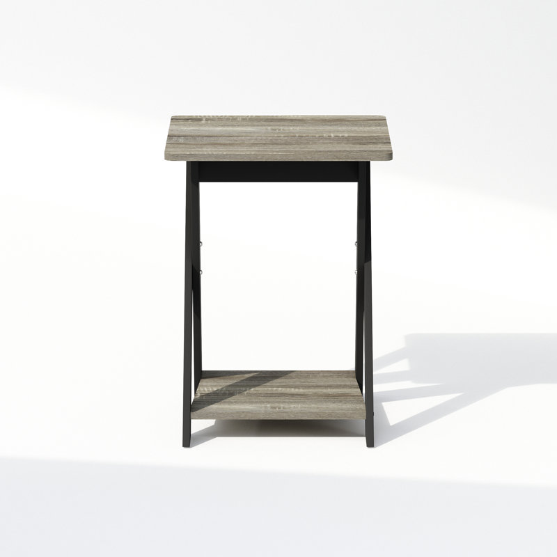 Tidur 39.5cm W Manufactured Wood Bedside Table, Black, French Oak