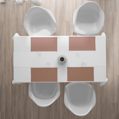 Polyester Geometric Rectangle Placemat
