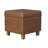 Pyp Square Storage Ottoman, 18 Inch Rich Faux Leather-112777745-112777744