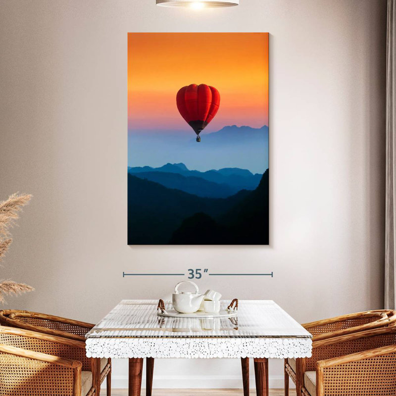 Mehar Hot Air Balloon Sunset Flight, 51" H x 34" W
