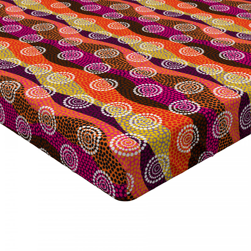Microfiber Polka Dots Fitted Sheet, Twin XL Fitted Sheet