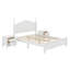 Ensemble de chambre à coucher moderne 3 pièces avec lit plateforme et 2 tables de chevet avec tiroirs-1252360000-1252360003