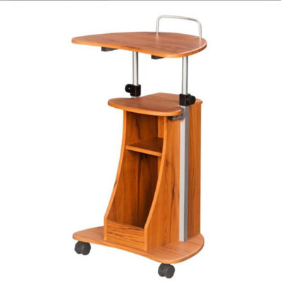 Anival Novelty Height Adjustable 22'' L Training Table with Casters