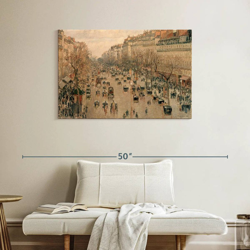 Sirci Boulevard Montmartre à Paris, H 26 po x l 39 po