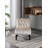 Javita 22.83'' Wide Modern Armless Accent Living Room Chair / Leisure Chair,Upholstered Fabric Button Comfortable Chair with Wooden Legs-71857738-125444562