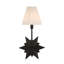 Applique murale noire en métal Ligetti-1827435521