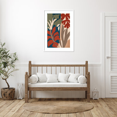 "Botanical Impression No 1" encadré sur papier par Treechild Print