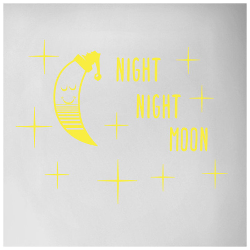 Wall Decal, Bright Yellow