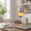 Lampe de table 1 lumière en mosaïque vintage avec interrupteur en ligne (ampoule incluse)