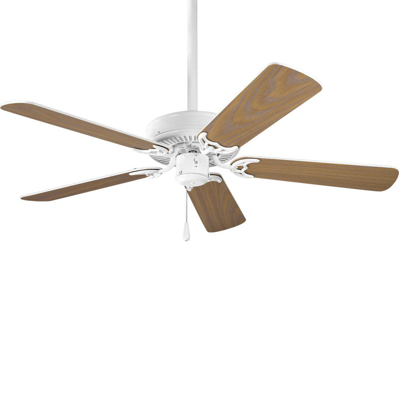 Air Pro 42'' Ceiling Fan, White with White / Washed Oak Blades