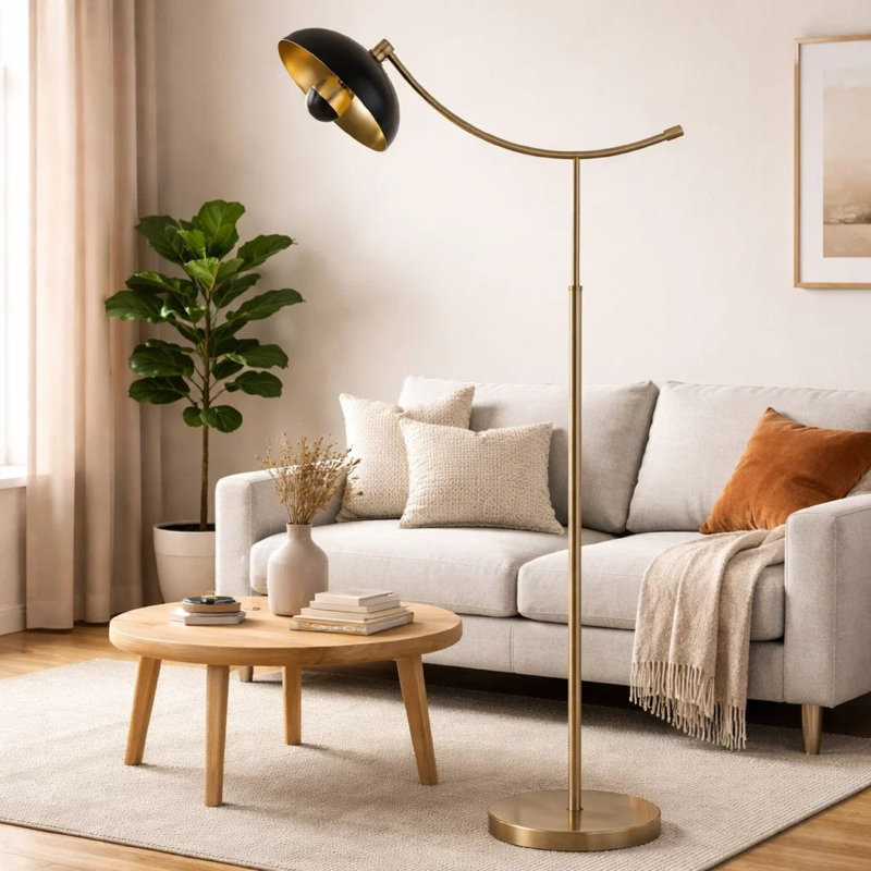 Lampe sur pied arquée 66 "