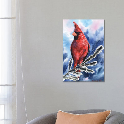 Cardinal 1 Piece Wrapped Canvas Wall Art