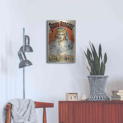 "Folies-Bergere, Miss Mabel Love (1895)" par Luxe