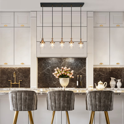 Loram 5-Light Dimmable Linear Pendant