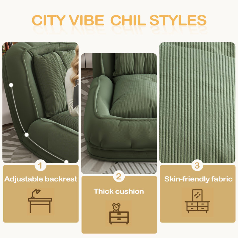 Lit rembourré pour chien pour adultes et animaux de compagnie, canapé-lit pliant avec 5 positions réglables et 2 coussins moelleux pour la chambre à coucher