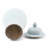 Pale Blue Fluted Jar with Lid-113387208
