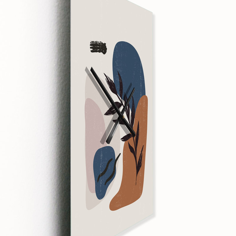 Horloge murale moderne Botanical Vintage, Petit