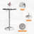 Jamalle Round Metal Base Dining Table-1847299418
