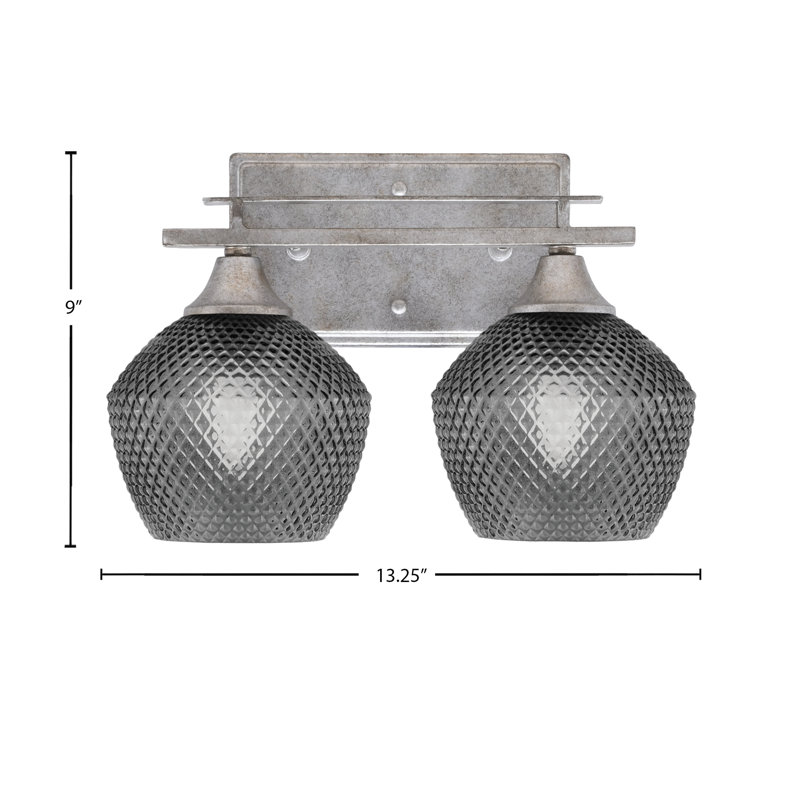 Uptowne 2 - Light Dimmable Vanity Light, Smoke