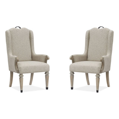 20'' H Fabric Upholstered Pine Parsons Chair