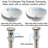 8-16 Inch 3 Holes 2 Handle Widespread Bathroom Sink Faucet-40912682
