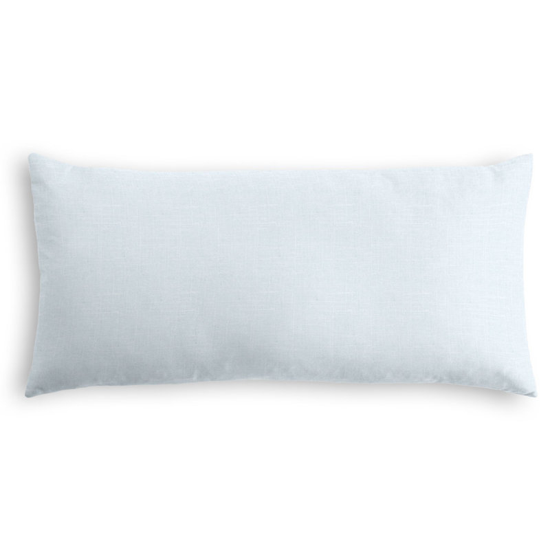 Housse de coussin rectangulaire et insert, 12 po x 18 po, Bleu pâle