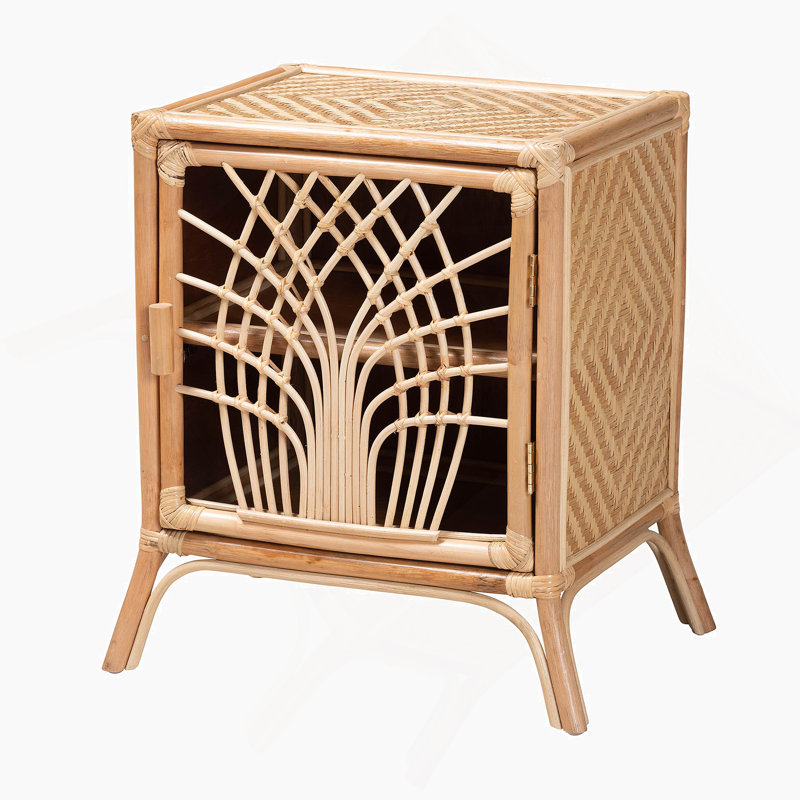 Table de chevet avec tablette intérieure