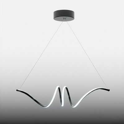 Adjustable Height Infinity Loop 4500/6500K LED Chandelier