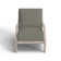 Chaise longue d'extérieur en teck Haley