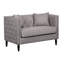Causeuse Chesterfield en lin 49,6 po Meaghan-1765980356