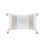Anslee Taupe Embroidered 100% Cotton Oblong 12x20'' Decorative Pillow