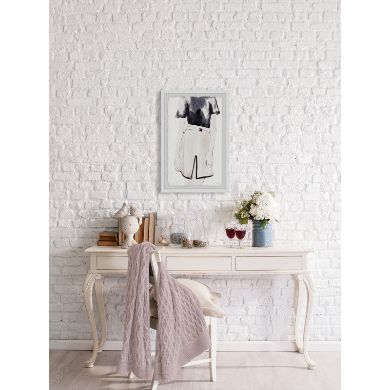 Front Slit Skirt by Parvez Taj - Single Picture Frame Painting, 45 cm H x 38 cm W